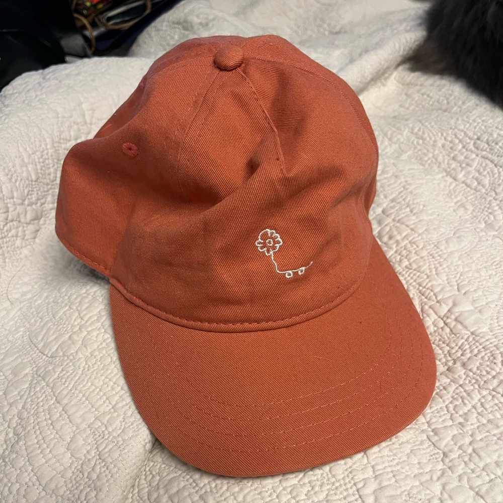 Coral Pink Rude Girls Baseball Cap Hat